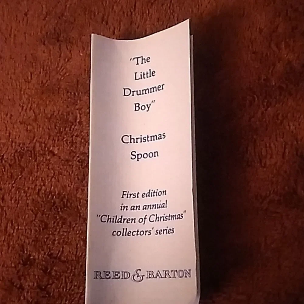 Reed & Barton Silver-plated Spoon 1980